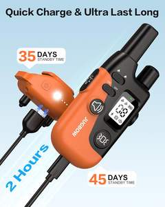 Collar de Adiestramiento para Perros con Control Remoto de 4200 Pies, para Perros Medianos y Grandes de 15-120 Libras, con Luz LED, Resistente al Agua IPX7, de Plástico y Nailon - Product Image 5