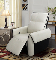 Fauteuil inclinable pivotant en tissu Arleather, design contemporain, ergonomique, garantie 5 ans, pour chambre à coucher