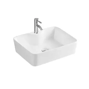 Phòng tắm tàu chìm nhỏ tay rửa lưu vực gốm retangular Countertop bồn rửa nhà vệ sinh Lavabo nghệ thuật lưu vực