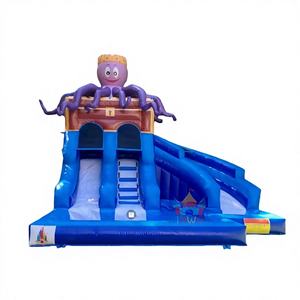 Tobogán Inflable de PVC para Piscina con Forma de Pulpo para Uso Comercial, Residencial y en Parques de Diversiones - Product Image 1