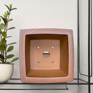 Mini pots à plantes en céramique d'intérieur, style Yi Xing, sculptés à la main, en forme de souche d'arbre, pour jardin, pot à fleurs, cuits au <span class=keywords><strong>bois</strong></span>, drainage respirant - Product Image 5