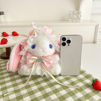 Peluche ours bouclé doux et mignon, jouet en peluche personnalisé pour la Saint-Valentin, jouet animal en peluche, compagnon pou