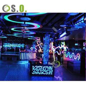 カスタマイズされた高級喫煙クラブバーインテリアデザイン水ギセルバーカウンター<span class=keywords><strong>ShiSha</strong></span>ラウンジ家具 - Product Image 3