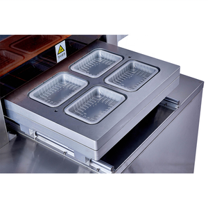 Máquina selladora <span class=keywords><strong>de</strong></span> bandejas <span class=keywords><strong>de</strong></span> atmósfera modificada MPA450 <span class=keywords><strong>para</strong></span> envasar al vacío carne pescado comidas listas llenado <span class=keywords><strong>de</strong></span> Gas nitrógeno bandejas MAP - Product Image 3