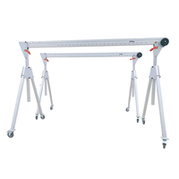 Grue portique pliable en aluminium réglable en hauteur, personnalisée en Chine, capacité 500 kg, 1 tonne, 2 tonnes