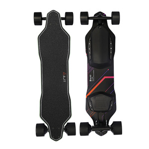 Patineta Eléctrica Luminosa Colorida con Ruedas <span class=keywords><strong>Normales</strong></span> Tipo Longboard - Product Image 1