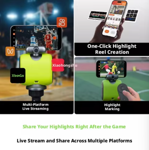 AI 4K Gimbal de suivi entièrement automatique IP67 Caméra d'action grand angle 140 ° étanche pour la prise de - Product Image 5