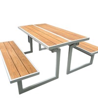 Ensemble table et chaises pliantes en métal multifonctionnel pour extérieur, idéal pour la cour, facile à déplacer et à ranger, JUNYI