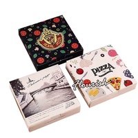 Boîte d'emballage alimentaire personnalisée 10 12 14 18 24 pouces boîte d'emballage en papier ondulé pour pizza