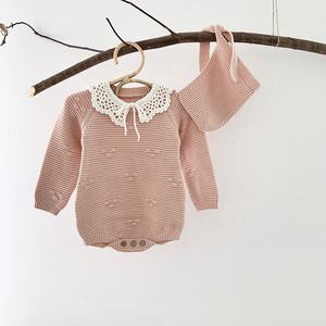 卸売キッズベビーガール手作りかぎ針編み花柄中空ネックコットンレースカラーアクセサリー取り外し可能なシャツカラー - Product Image 4