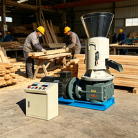 Broyeur à granulés de conception compacte, faible encombrement, convient à l'atelier, au garage, à la ferme, au hangar, 15KW 22KW CE