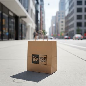 Bolsas de Papel con Logotipo Personalizado al por Mayor, Bolsas de Regalo Negras y Marrones de Lujo con Asas, Empaque Ecológico y Duradero para Minoristas - Product Image 1
