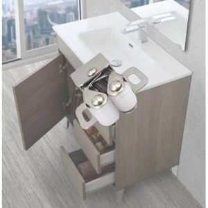 Cierres para Muebles con Doble Resorte de Rodillo, Latón, 6 Plateados, 6 Dorados, Tornillos Incluidos, Cierre Seguro, Hecho en Italia - Product Image 4