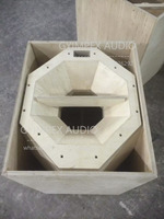 GYIMPEX Audio Caisse Vide Étanche pour Subwoofer Passif Simple 18 pouces, pour Salles Scolaires, Hôtels et Utilisations Intérieures