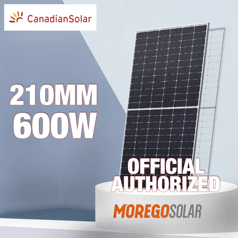 Canadese Solar Hiku7 Hoge Efficiëntie Mono Half Mobiele Zonnepaneel 600W 595W 590W 585W 580W panelen Solar Kosten