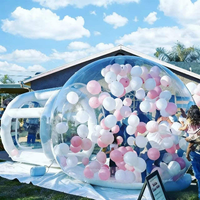 Dôme à bulles gonflable transparent pour enfants, maison à bulles en PVC écologique, options 3m/4m/5m