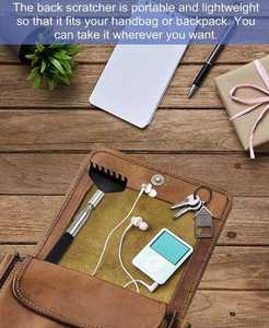 2024 grattoir arrière extensible surdimensionné métal acier inoxydable télescopique grattoir arrière acier inoxydable outil - Product Image 5