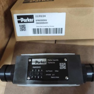 วาล์วควบคุมการไหล Parker FM3DDSV51 วาล์วไฮดรอลิกสี่ทาง 350 บาร์ สำหรับผลิตภัณฑ์น้ำมัน - Product Image 1