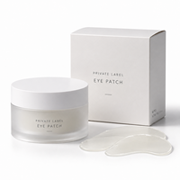 Patchs pour les yeux en gelée personnalisés, hydrogel, réduisent les cernes, anti-rides, hydratants, rafraîchissants, masque pour les yeux au collagène de myrtille