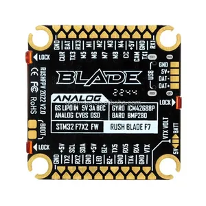 For RUSHFPV F722 BLADE V2 FPV Traverse Flight Control Simulation Version Drone For Rush Blade F722 V2 Analog Flight Controller