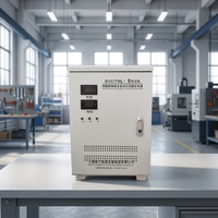 Régulateur de tension automatique monophasé AC SVC/TND 5-30KVA avec moteur servo en cuivre, entrée 90V-260V, certifié CE/ISO9001