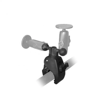 Clip de fixation à double pince de moniteur à dégagement rapide pour support de téléphone de moto de vélo Gopro/support de téléphone de caméra d'action