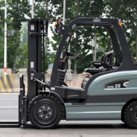 Chariot élévateur électrique portable 2,5t 3t 3,5t 4t avec hauteur de levage de 3m 4m 5m 6m, chariot élévateur d'entrepôt haute efficacité