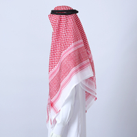 Turban carré personnalisé 100% polyester, écharpe Shemagh Keffiyeh, écharpe ethnique, foulard arabe musulman, foulard pour homme