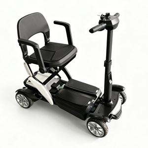 <span class=keywords><strong>Scooter</strong></span> de Movilidad Compacto y Ligero de Fibra de Carbono, Fácil de Plegar, con Motor sin Escobillas de 250W, Portátil para Viajes, de 4 Ruedas, para Personas con Discapacidad - Product Image 3