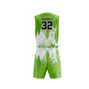 Uniforme de basketball sur mesure à manches courtes de haute qualité, meilleur fournisseur, uniforme de basketball sans manches unisexe en vente en ligne - Product Image 4