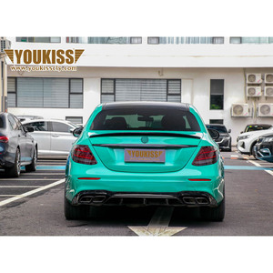 Kit de carrocería de alta calidad para 17-20 <span class=keywords><strong>Benz</strong></span> Clase <span class=keywords><strong>E</strong></span> W213 que se modifica al nuevo estilo de parachoques de coche difusor de guardabarros de rejilla de parachoques delantero - Product Image 3