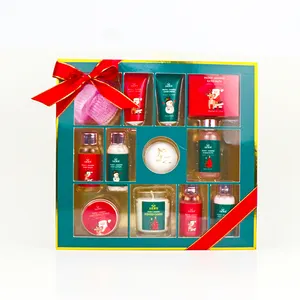 Роскошный Рождественский косметический набор для ухода за кожей, женский подарочный набор для ванной