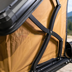 Tente de toit imperméable quatre saisons à coque rigide, pliable, en aluminium, pour camping, Dachzelt, tente de toit de voiture à une chambre - Product Image 3