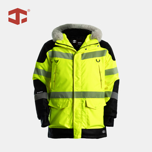 Chaqueta de Seguridad JIADE de Alta Visibilidad, Térmica, para Deportes al Aire Libre, Esquí, Resistente a la Abrasión, Impermeable, <span class=keywords><strong>C</strong></span>álida para Invierno, con Capucha de 3 Piezas para Hombre - Product Image 1