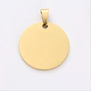 China Big Factory round shape military blank dog tags metal nfc dog tag with best quality