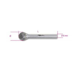 BETA - 004260518 limes rotatives en métal dur coupe croisée HM6 - EAN 8014230564845 mèches de maçonnerie - Product Image 1
