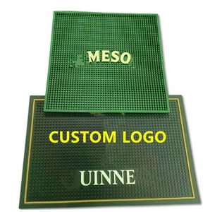 Nonslip Pvc Coffee Flexible Counter Top Barber <b>Mats</b> for Clippers Home <b>Bar</b> Restaurant Service <b>Mat</b> - Product Image 1