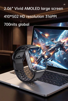 Nuevo Reloj Inteligente H80 2026 para Hombre y Mujer con Tarjeta SIM, Cámara Giratoria, Batería de Larga Duración, Pantalla HD, Descarga de Aplicaciones, Android, YouTube