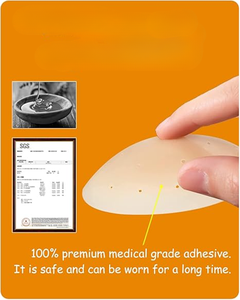 Vente chaude sucette couverture 8cm Ultra mince Sexy poitrine tarte 2024 nouveau respirant solide Silicone manches - Product Image 4