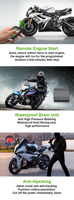 Système d'alarme de sécurité pour moto NTO à 2 voies avec écran LCD, accessoires intelligents pour moto, télécommandes