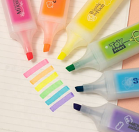 Ensemble de marqueurs artistiques personnalisables de qualité supérieure DJ-78-02 pour les élèves avec des couleurs amusantes, encre fluorescente non effaçable, fabriqué en Chine