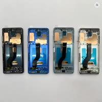 Pantalla AMOLED para Samsung S20 Plus, LCD de 6.7" G985F con Marco, Ensamblaje de Pantalla Táctil Digitalizadora para Teléfono Móvil