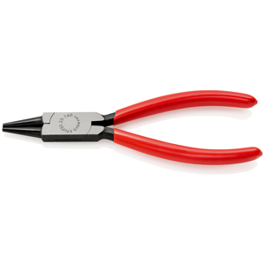 KNIPEX 22 01 160 Round Nose Pliers with Black <b>Plastic</b> Coating 160mm Made in Germany - Product Image 1