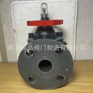 วาล์วไดอะแฟรมแบบหน้าแปลน 16 นิ้ว รุ่น G41F-10 ทนอุณหภูมิสูง วัสดุ UPVC PVC FEPP ระบบควบคุมด้วยลม/โซลินอยด์/ไพล็อต รองรับ OEM - Product Image 3