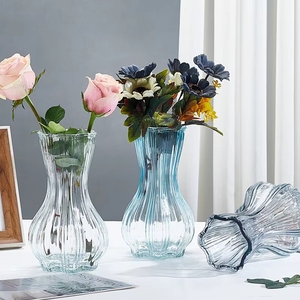 Jarrón de Vidrio Transparente <span class=keywords><strong>en</strong></span> Forma de Ajo, Estilo Nórdico, de Lujo, para Decoración del Hogar y Arreglos Florales - Product Image 4
