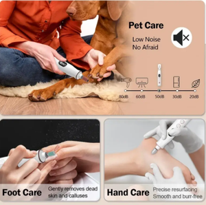 <span class=keywords><strong>Lima</strong></span> de <span class=keywords><strong>Uñas</strong></span> Eléctrica Inalámbrica de 10 Velocidades con Luz LED, Kit Portátil de Manicura y Pedicura, Pulidora de <span class=keywords><strong>Uñas</strong></span> con Pantalla LCD - Product Image 5