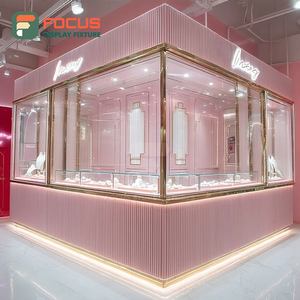 Fabricante de Vitrinas Modernas para Joyería Personalizada, Vitrina de Vidrio Templado para Mostrador de Centro Comercial - Product Image 2