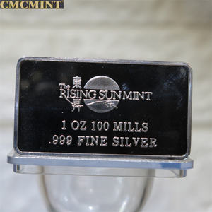 عملات تحدي الماسونية 1 أونصة من المطاحن مجموعة عملات معدنية عالمية مطلية بالفضة - Product Image 2