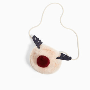 Bolso Bandolera Mini de Moda para Niñas, con Diseño de Ciervo de Peluche y Logotipo Personalizado, para Teléfono Móvil - Product Image 1