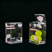 Boîtes d'emballage en plastique PET PVC haute transparence, mini MOQ, emballage de détail pour autocollants artisanaux, recyclables